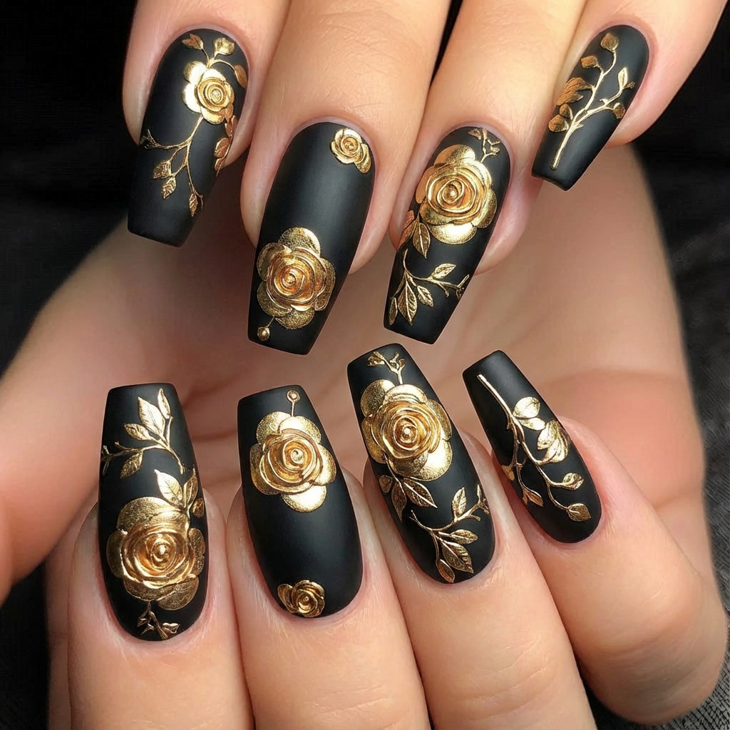 Nail Art Press On - Unghie finte 3D per donne ragazze