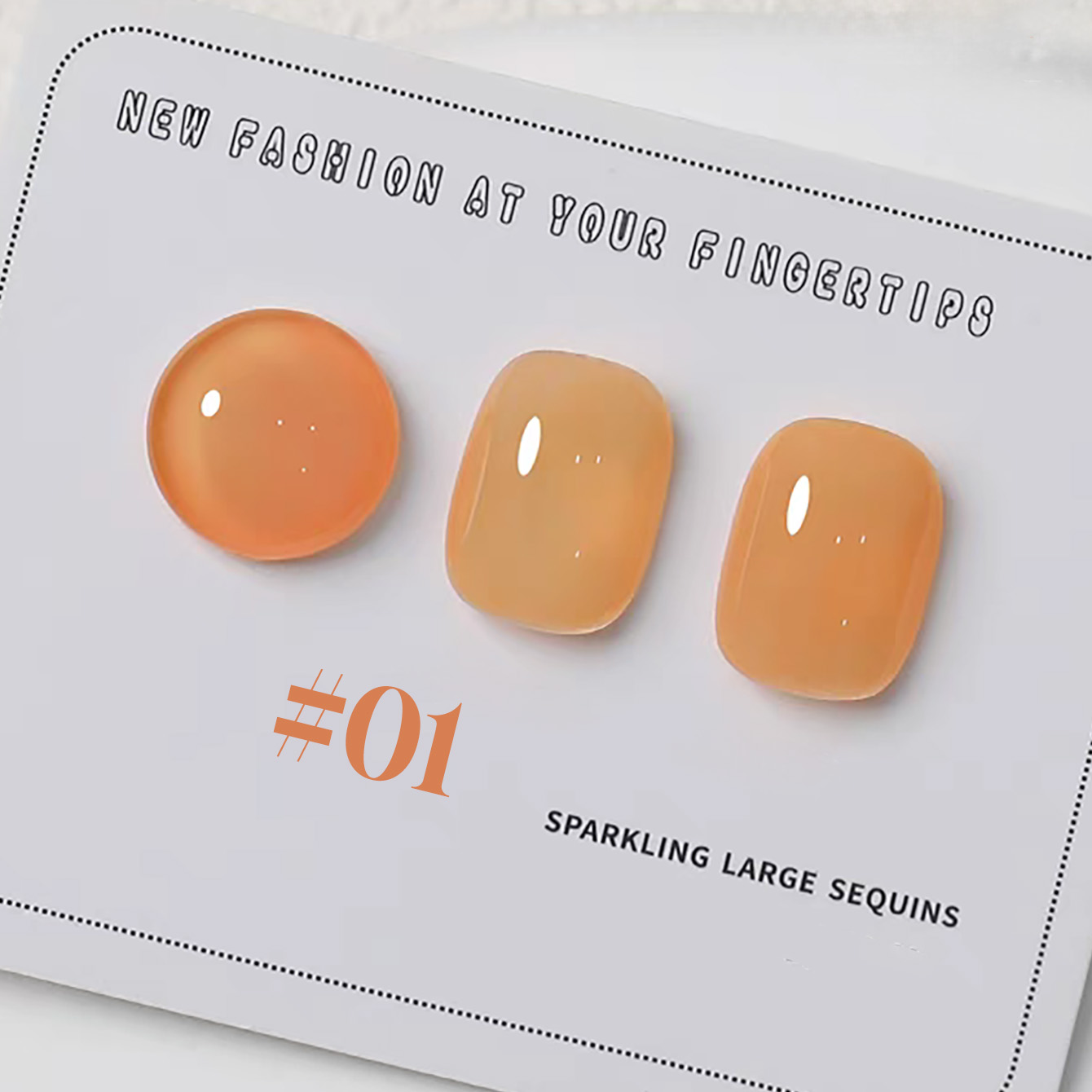 Nail Art Orange - 1-6 pz. Smalto Semipermanente Gel PSK
