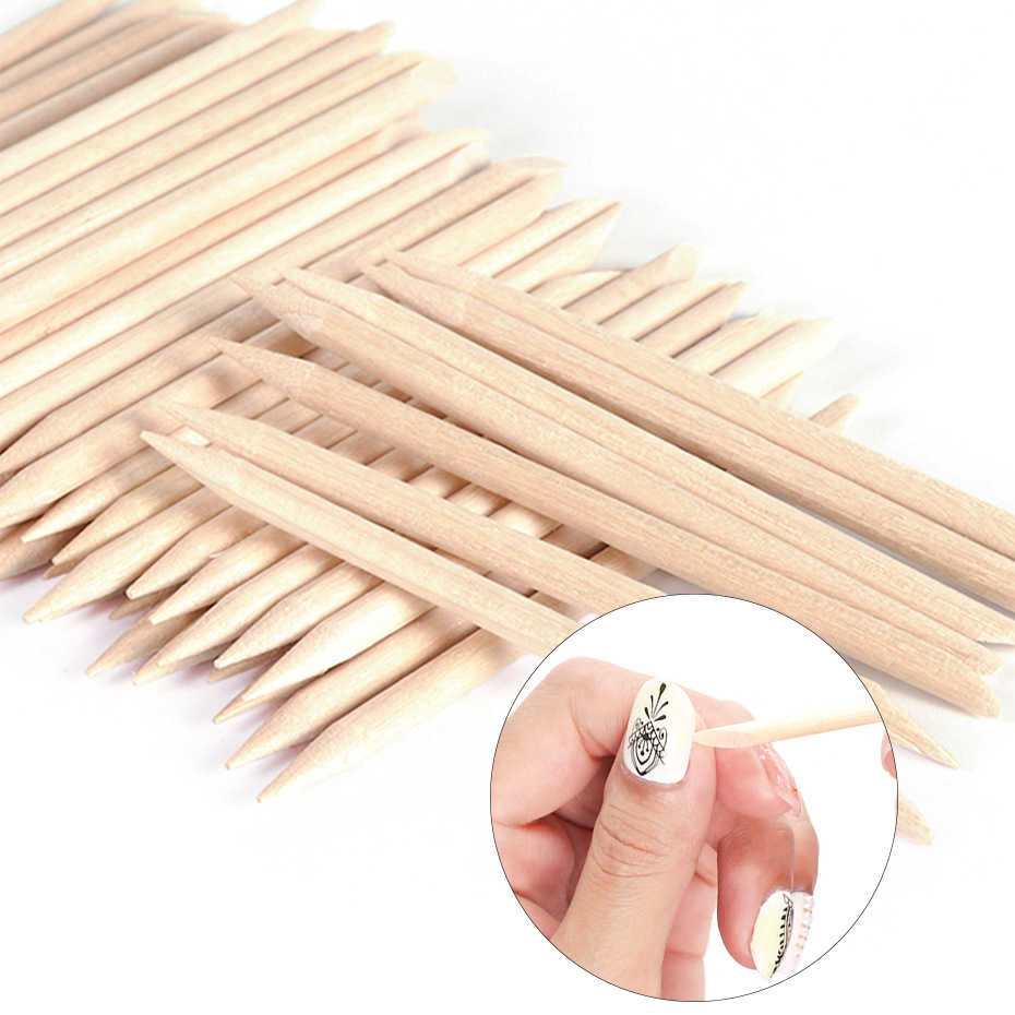 100 pz Spingicuticole in Legno - Nail Art Orange recensione e prezzo