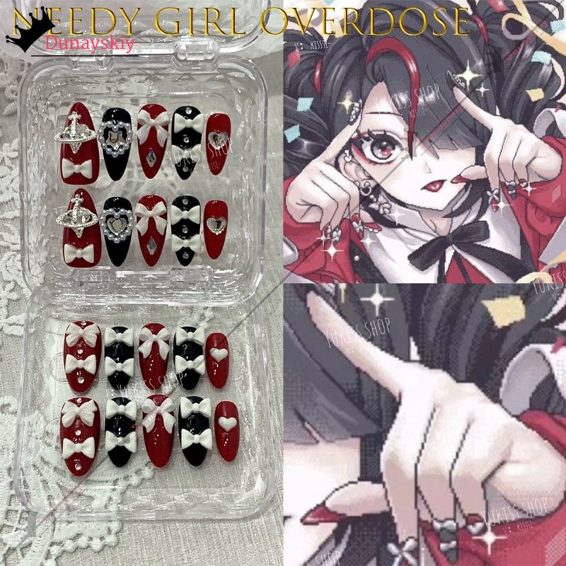 YiNuo*/Needy Girl Overdose Jir - Nail Art Press On recensione e prezzo