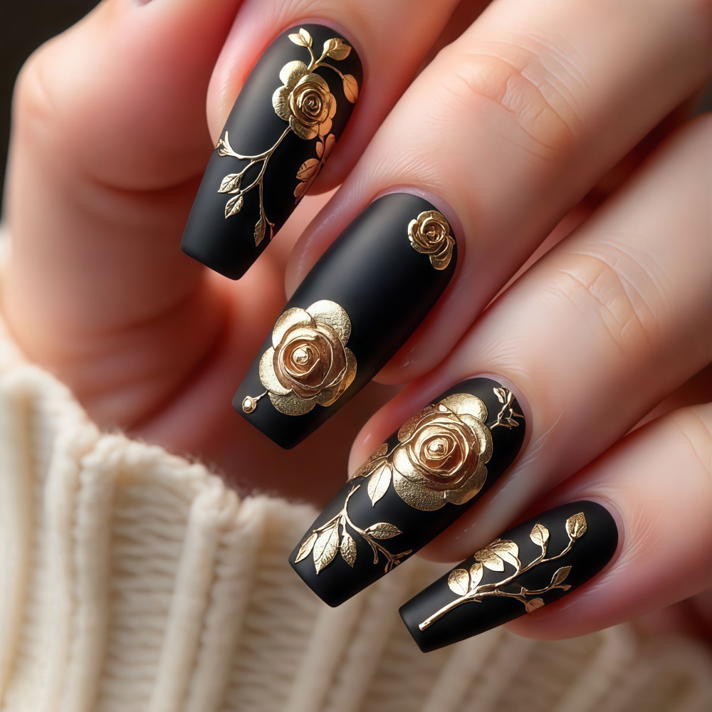 Unghie finte 3D per donne raga - Nail Art Press On recensione e prezzo