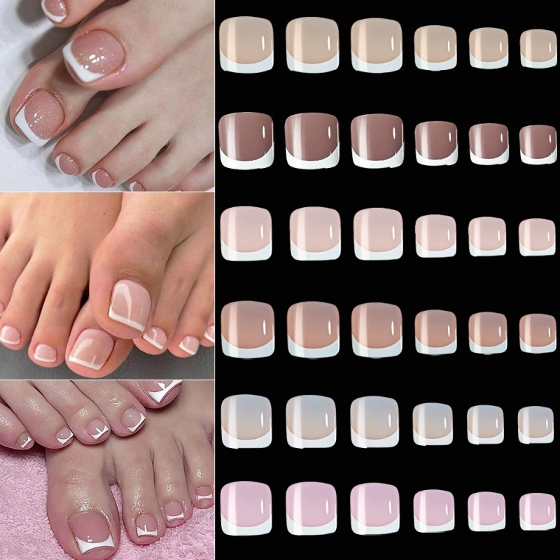 120 pz. Unghie Finte Quadrate  - Nail Art Pink recensione e prezzo