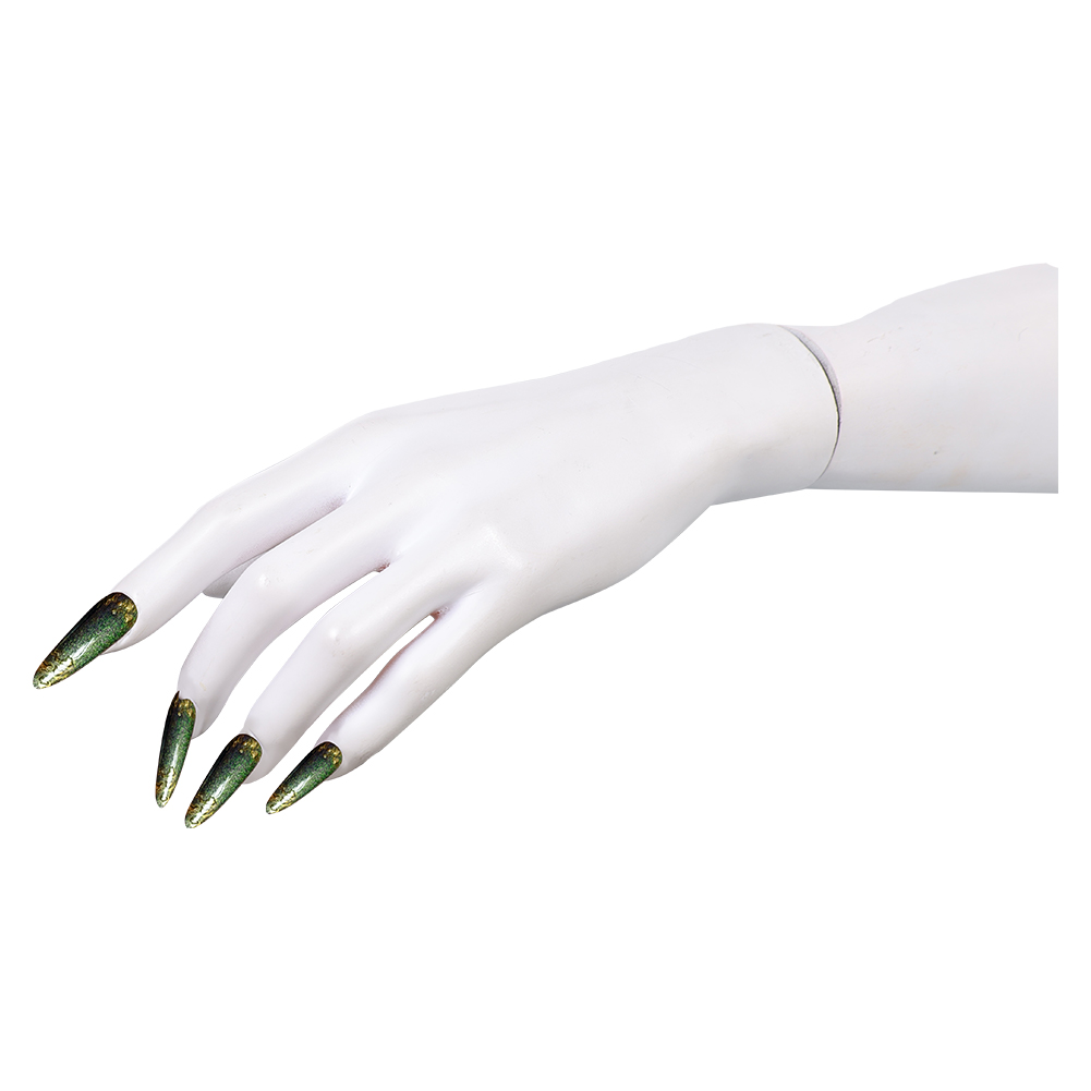 Unghie a pressione verdi con a - Nail Art Press On recensione e prezzo