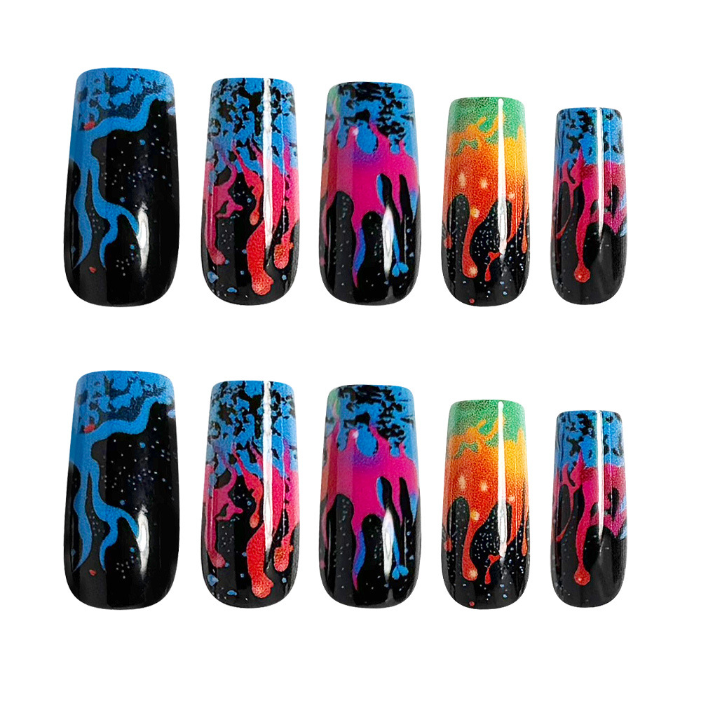 Unghie finte di media lunghezz - Nail Art Orange recensione e prezzo