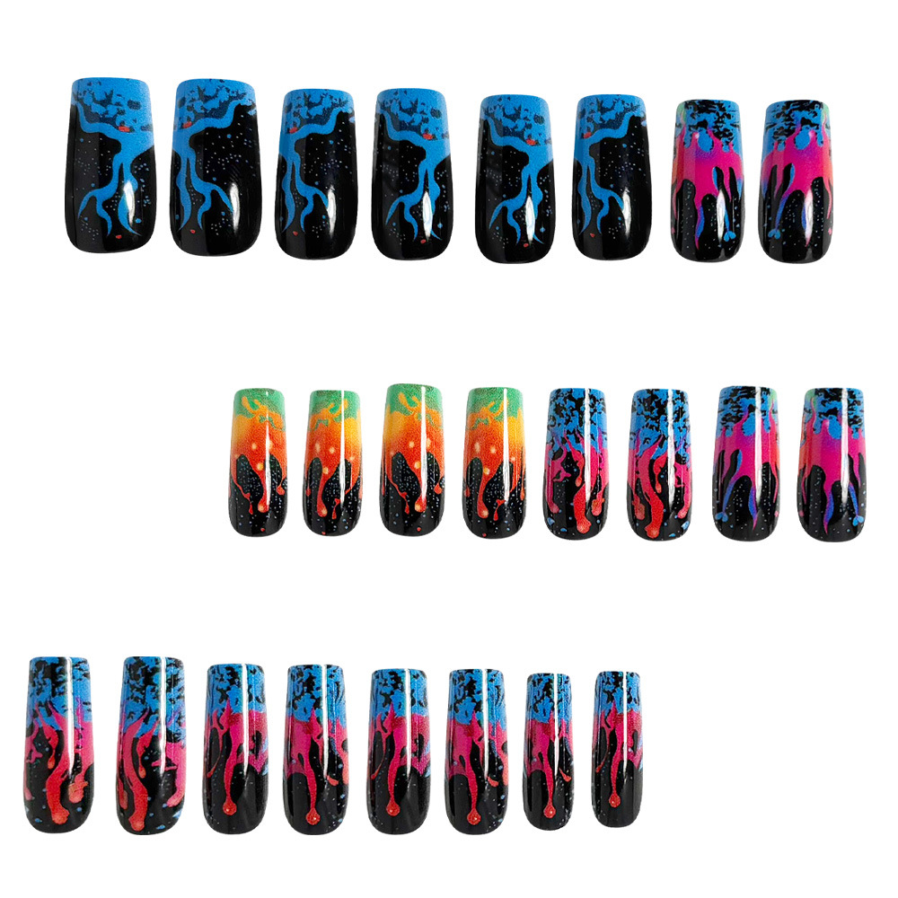 Unghie finte di media lunghezz - Nail Art Orange recensione e prezzo