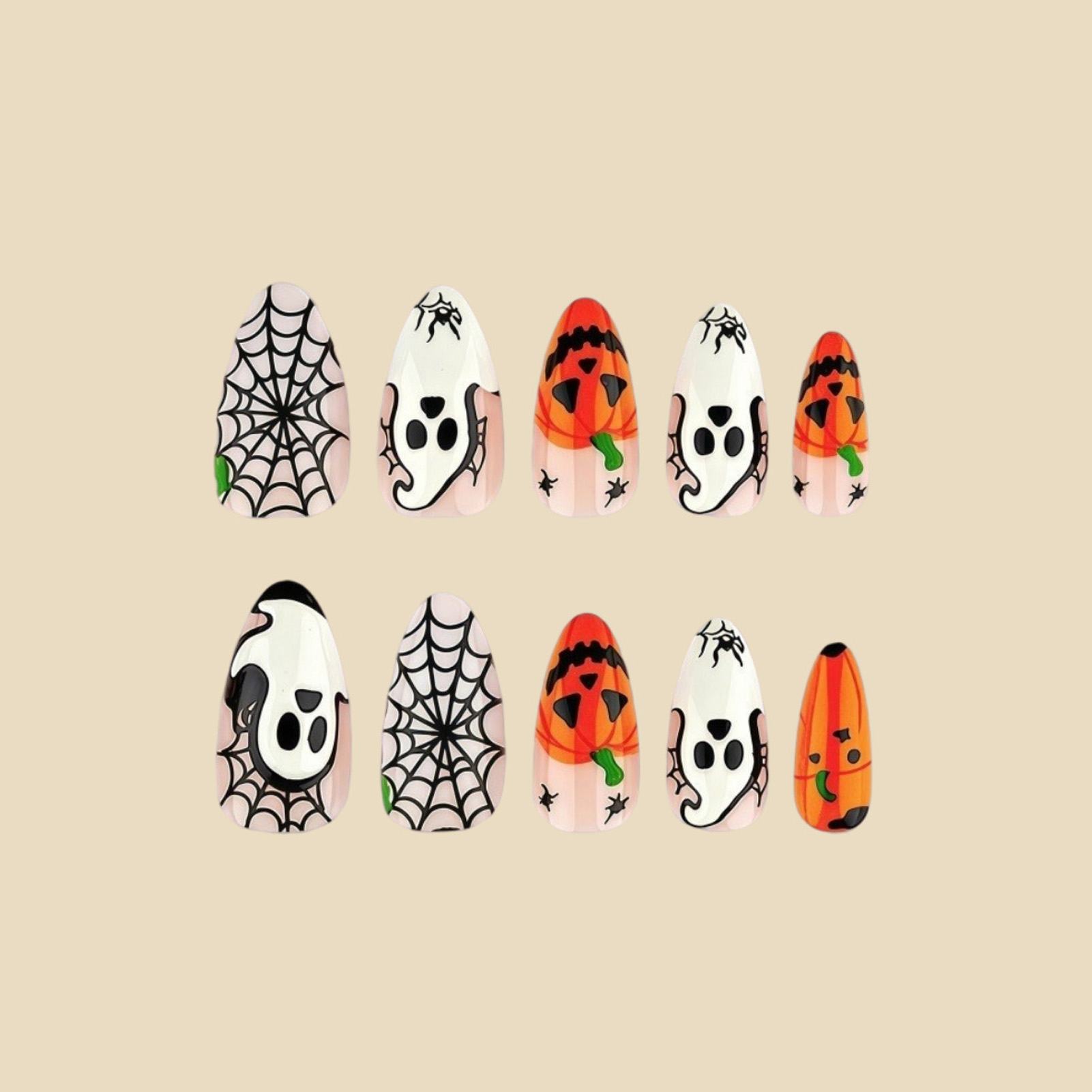 24 pezzi di unghie finte per H - Nail Art Press On recensione e prezzo