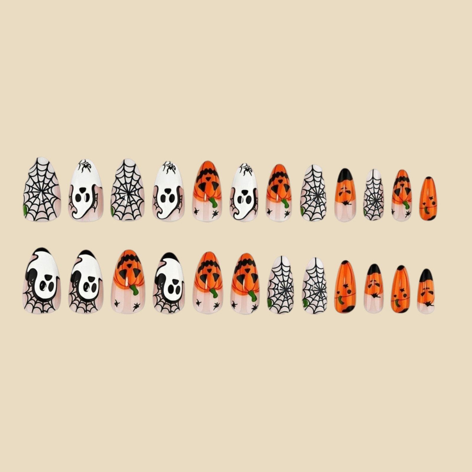 24 pezzi di unghie finte per H - Nail Art Press On recensione e prezzo