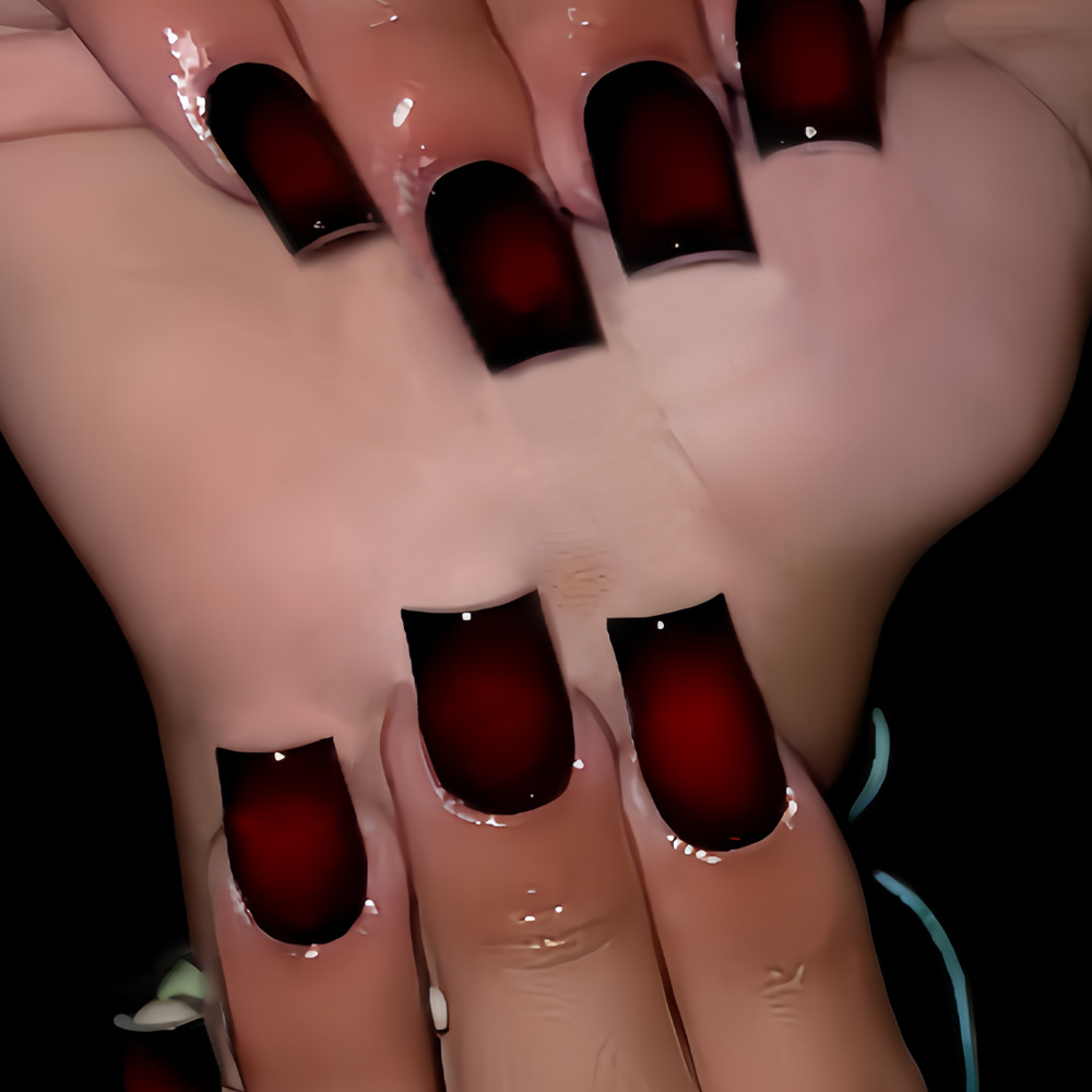 Unghie finte corte quadrate pe - Nail Art Press On recensione e prezzo