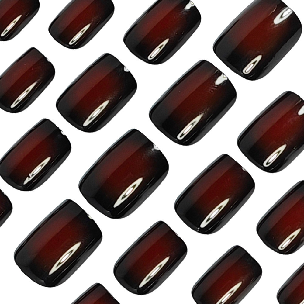 Unghie finte corte quadrate pe - Nail Art Press On recensione e prezzo
