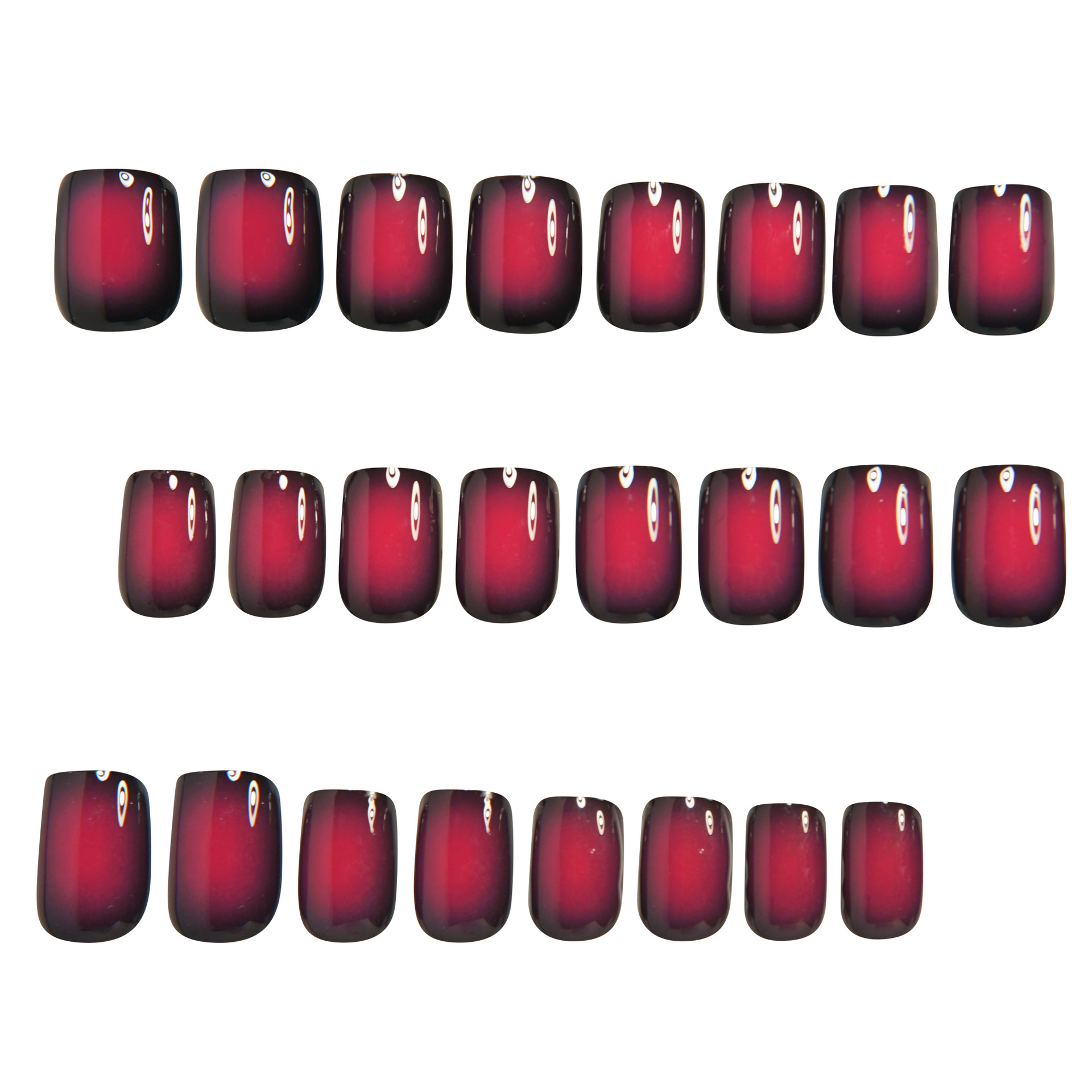 Unghie finte corte quadrate pe - Nail Art Press On recensione e prezzo