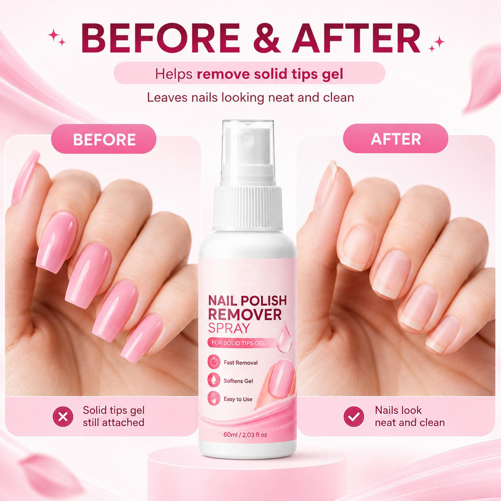 Spray Rimuovi Unghie 60ml per  - Nail Art Press On recensione e prezzo