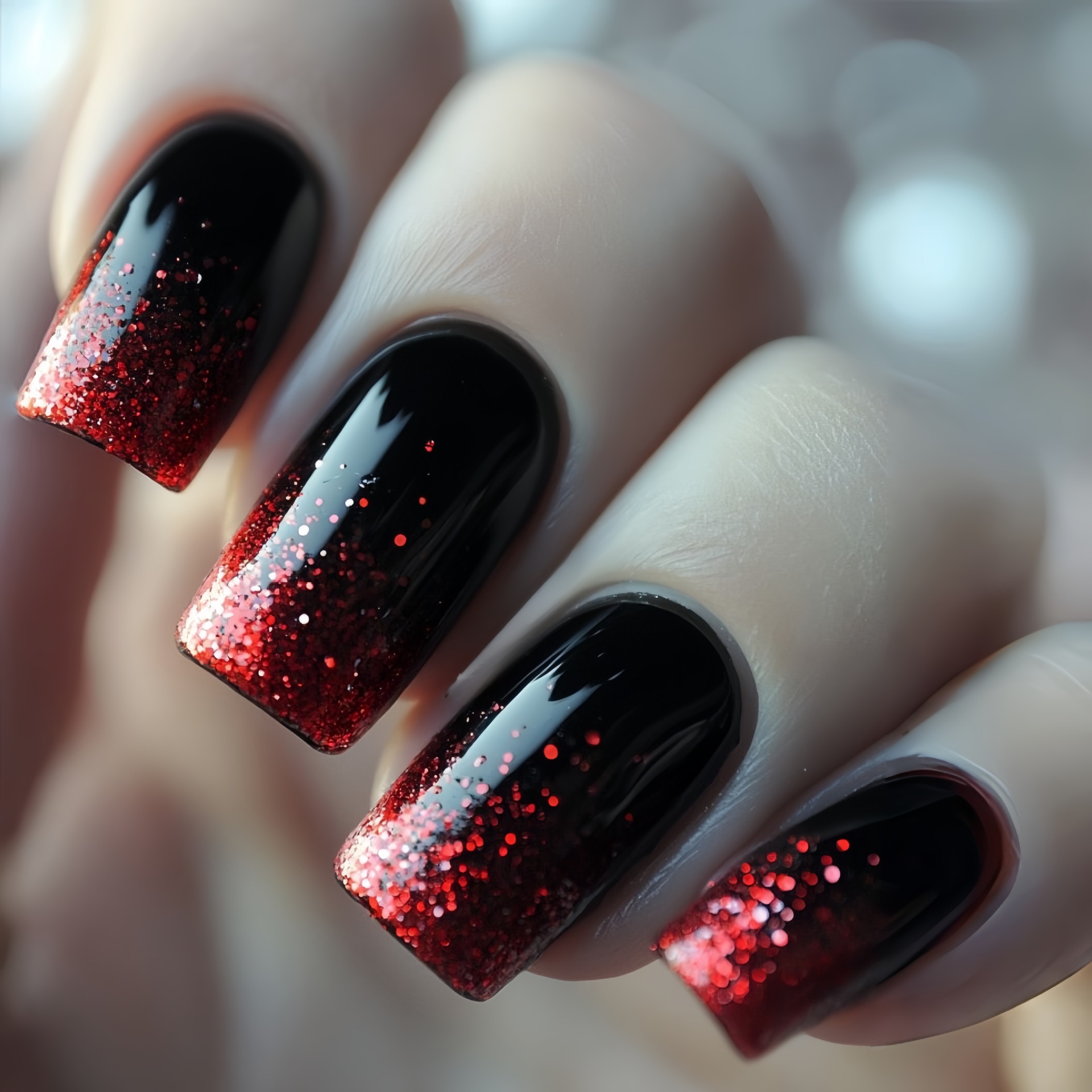 Unghie finte corte medie Sfuma - Nail Art Press On recensione e prezzo