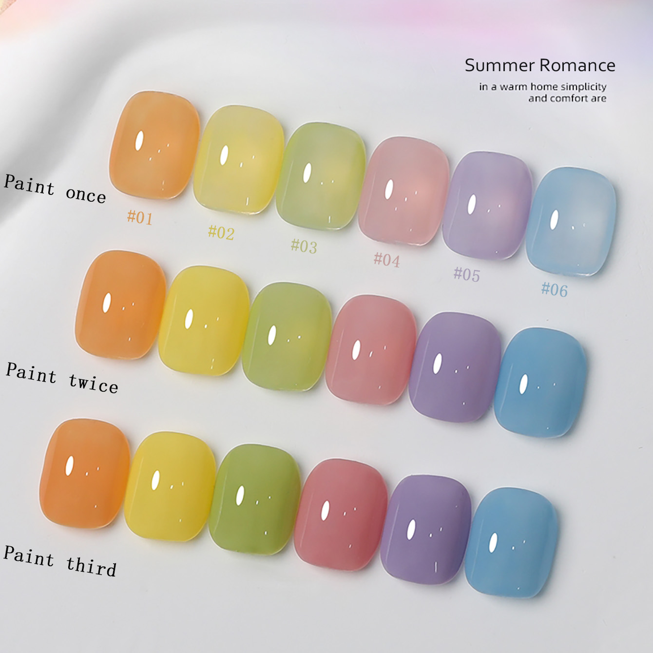 1-6 pz. Smalto Semipermanente  - Nail Art Orange recensione e prezzo