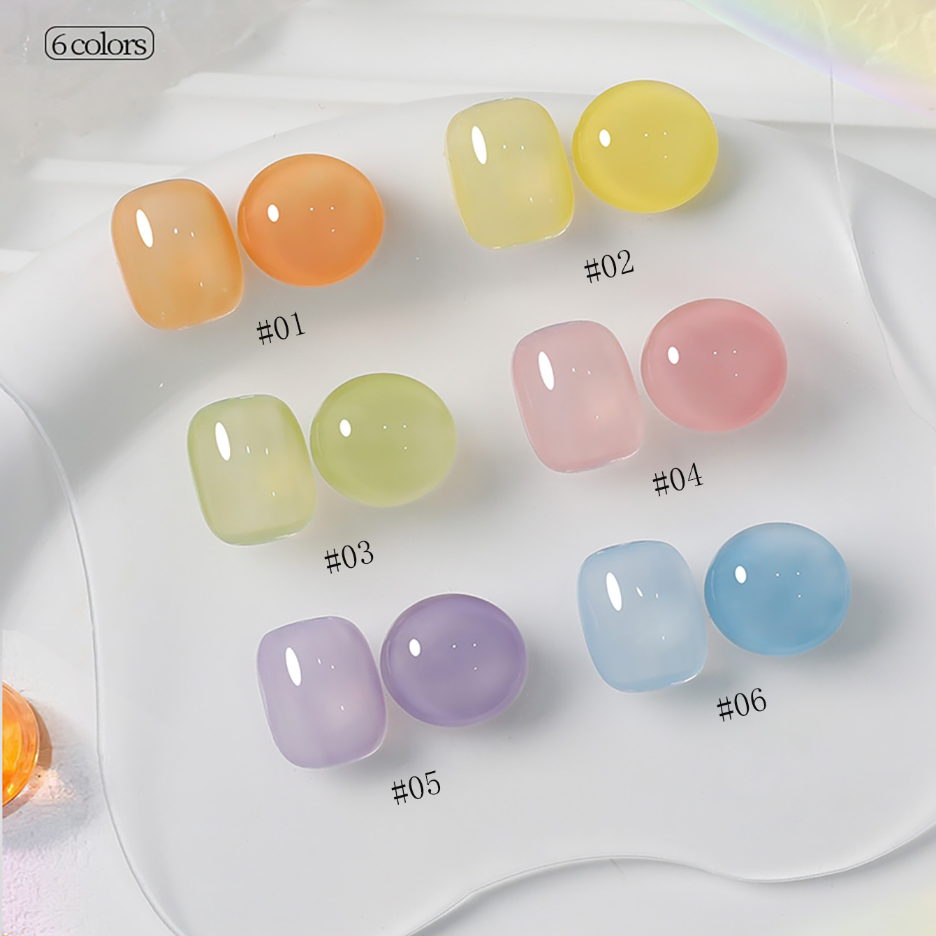 1-6 pz. Smalto Semipermanente  - Nail Art Orange recensione e prezzo