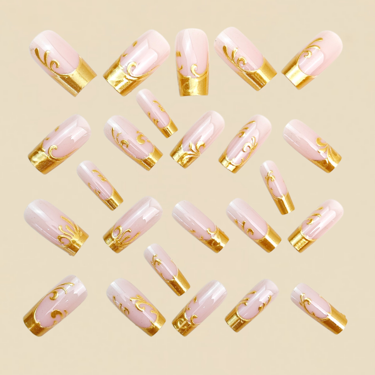 Unghie Finte Medie Lunghe per  - Nail Art Press On recensione e prezzo