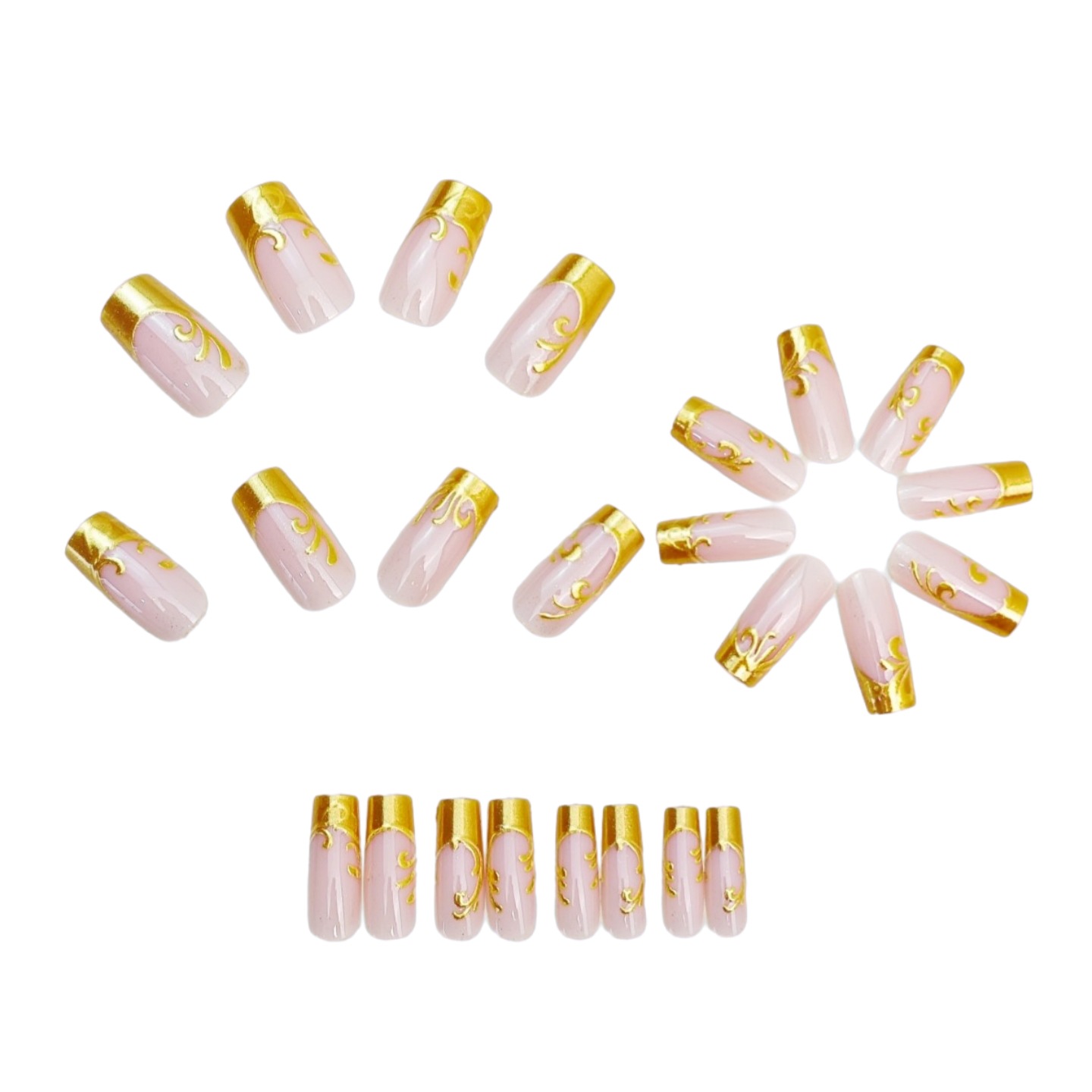 Unghie Finte Medie Lunghe per  - Nail Art Press On recensione e prezzo